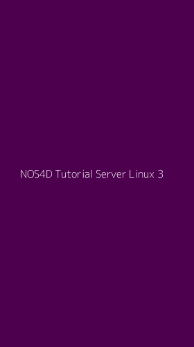 Tampilan Antarmuka Aplikasi Nos4d Tutorial Server Linux - 3