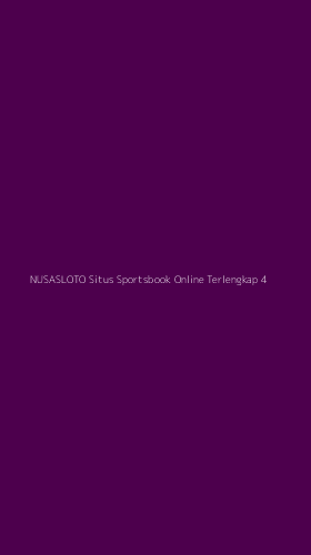 Tampilan Antarmuka Aplikasi Nusasloto Situs Sportsbook Online Terlengkap - 4