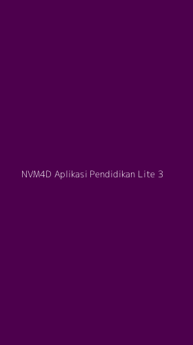 Tampilan Antarmuka Aplikasi Nvm4d Aplikasi Pendidikan Lite - 3