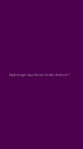 Tampilan Antarmuka Aplikasi Nadimtogel App Desain Grafis Android - 1