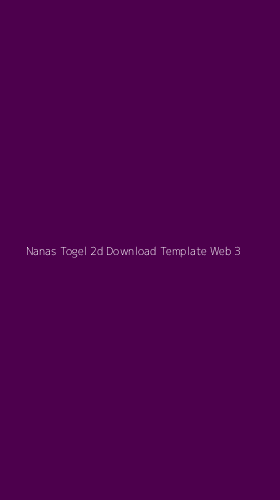 Tampilan Antarmuka Aplikasi Nanas Togel 2d Download Template Web - 3