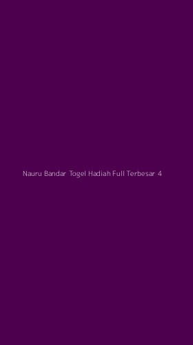 Tampilan Antarmuka Aplikasi Nauru Bandar Togel Hadiah Full Terbesar - 4