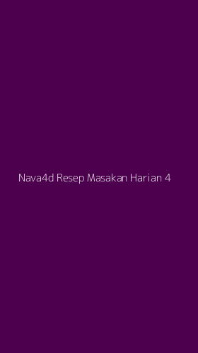 Tampilan Antarmuka Aplikasi Nava4d Resep Masakan Harian - 4