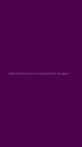 Tampilan Antarmuka Aplikasi Nduktoto Online Portal Informasi Game Online Terupdate - 3