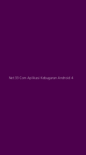 Tampilan Antarmuka Aplikasi Net33 Com Aplikasi Kebugaran Android - 4