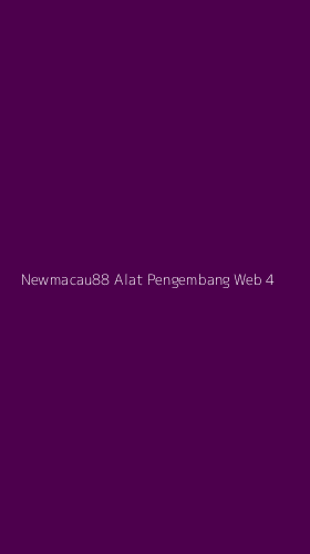 Tampilan Antarmuka Aplikasi Newmacau88 Alat Pengembang Web - 4