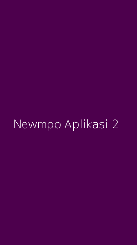 Tampilan Antarmuka Aplikasi Newmpo Aplikasi - 2