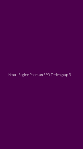 Tampilan Antarmuka Aplikasi Nexus Engine Panduan Seo Terlengkap - 3