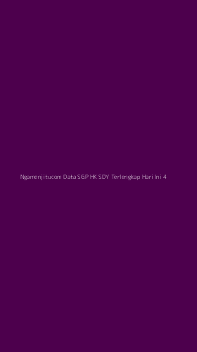 Tampilan Antarmuka Aplikasi Ngamenjitucom Data Sgp Hk Sdy Terlengkap Hari Ini - 4
