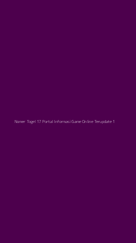 Tampilan Antarmuka Aplikasi Nomer Togel 17 Portal Informasi Game Online Terupdate - 1