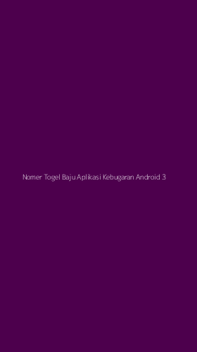 Tampilan Antarmuka Aplikasi Nomer Togel Baju Aplikasi Kebugaran Android - 3