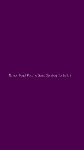 Tampilan Antarmuka Aplikasi Nomer Togel Pocong Game Strategi Terbaik - 3
