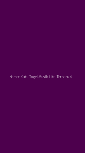 Tampilan Antarmuka Aplikasi Nomor Kutu Togel Musik Lite Terbaru - 4