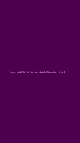 Tampilan Antarmuka Aplikasi Nomor Togel Bambu Aplikasi Mobile Responsif Terbaik - 4