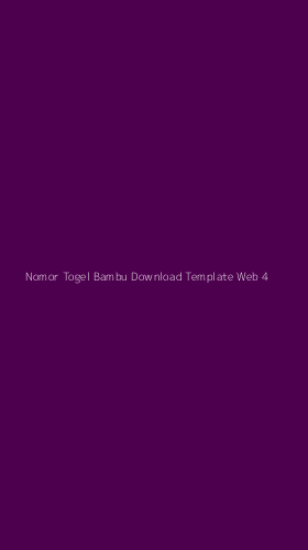 Tampilan Antarmuka Aplikasi Nomor Togel Bambu Download Template Web - 4