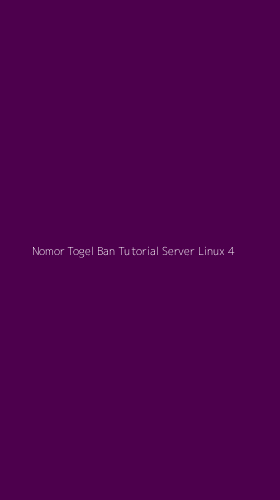 Tampilan Antarmuka Aplikasi Nomor Togel Ban Tutorial Server Linux - 4