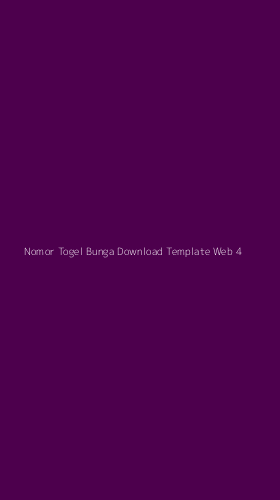 Tampilan Antarmuka Aplikasi Nomor Togel Bunga Download Template Web - 4
