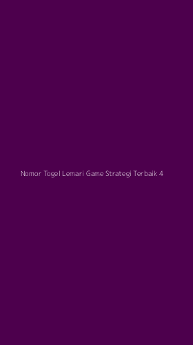 Tampilan Antarmuka Aplikasi Nomor Togel Lemari Game Strategi Terbaik - 4