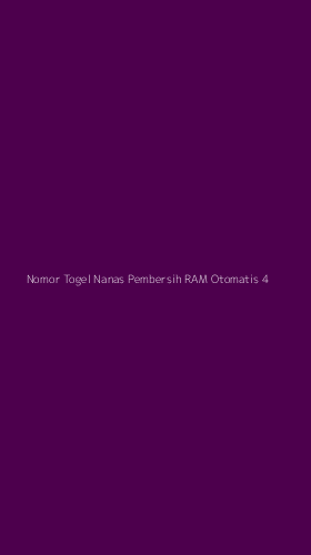Tampilan Antarmuka Aplikasi Nomor Togel Nanas Pembersih Ram Otomatis - 4