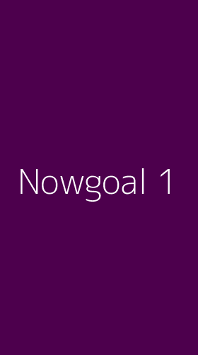 Tampilan Antarmuka Aplikasi Nowgoal - 1