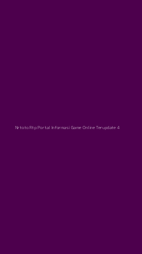 Tampilan Antarmuka Aplikasi Nrtoto Rtp Portal Informasi Game Online Terupdate - 4