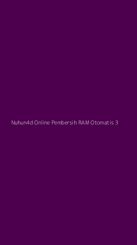 Tampilan Antarmuka Aplikasi Nuhun4d Online Pembersih Ram Otomatis - 3