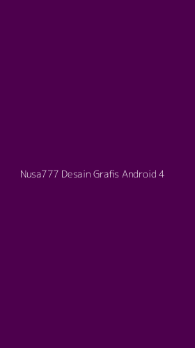 Tampilan Antarmuka Aplikasi Nusa777 Desain Grafis Android - 4