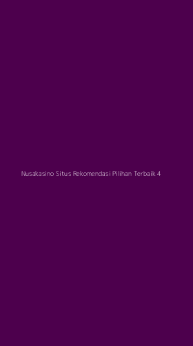 Tampilan Antarmuka Aplikasi Nusakasino Situs Rekomendasi Pilihan Terbaik - 4