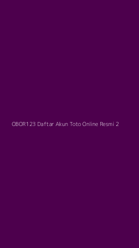 Tampilan Antarmuka Aplikasi Obor123 Daftar Akun Toto Online Resmi - 2