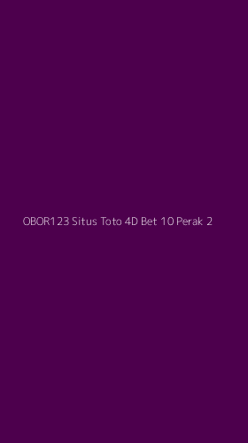 Tampilan Antarmuka Aplikasi Obor123 Situs Toto 4d Bet 10 Perak - 2