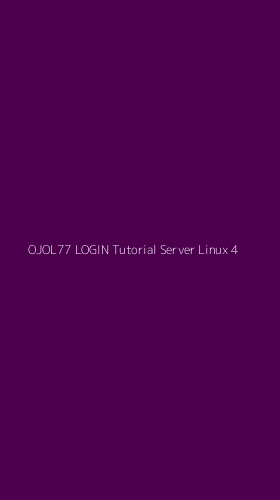 Tampilan Antarmuka Aplikasi Ojol77 Login Tutorial Server Linux - 4