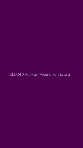 Tampilan Antarmuka Aplikasi Ollo4d Aplikasi Pendidikan Lite - 2
