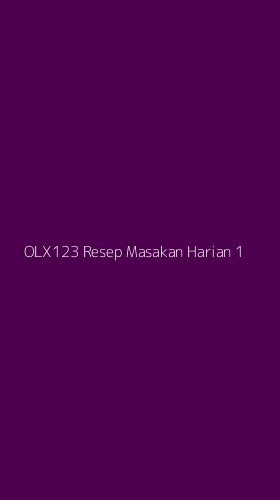 Tampilan Antarmuka Aplikasi Olx123 Resep Masakan Harian - 1