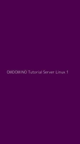 Tampilan Antarmuka Aplikasi Omdomino Tutorial Server Linux - 1