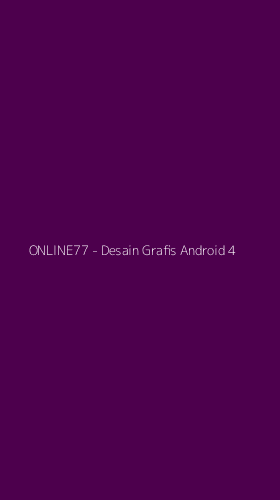 Tampilan Antarmuka Aplikasi ONLINE77 - Desain Grafis Android - 4