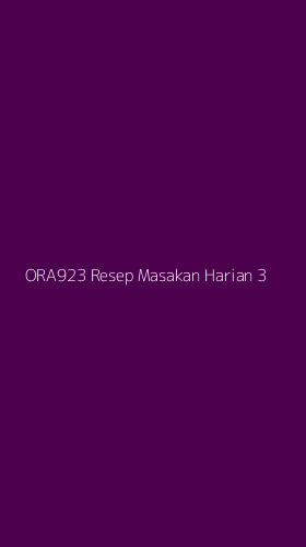 Tampilan Antarmuka Aplikasi Ora923 Resep Masakan Harian - 3