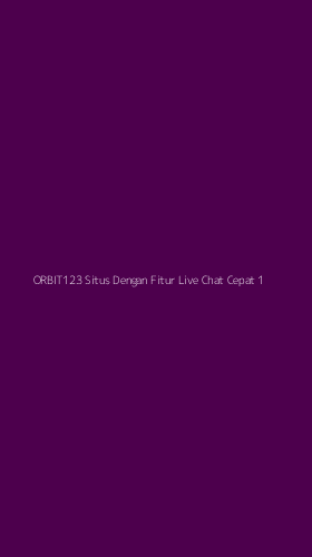 Tampilan Antarmuka Aplikasi Orbit123 Situs Dengan Fitur Live Chat Cepat - 1