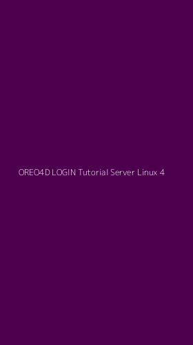 Tampilan Antarmuka Aplikasi Oreo4d Login Tutorial Server Linux - 4
