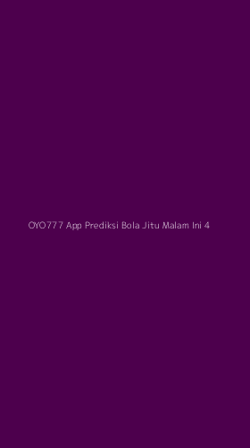 Tampilan Antarmuka Aplikasi Oyo777 App Prediksi Bola Jitu Malam Ini - 4