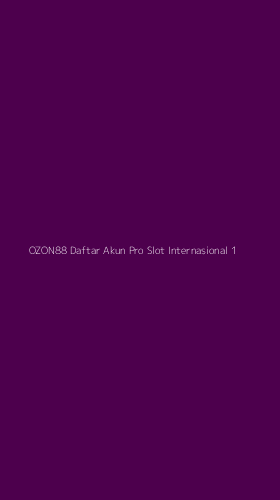 Tampilan Antarmuka Aplikasi Ozon88 Daftar Akun Pro Slot Internasional - 1