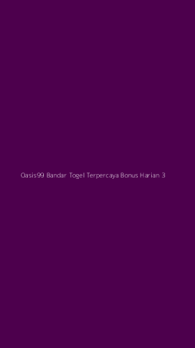 Tampilan Antarmuka Aplikasi Oasis99 Bandar Togel Terpercaya Bonus Harian - 3