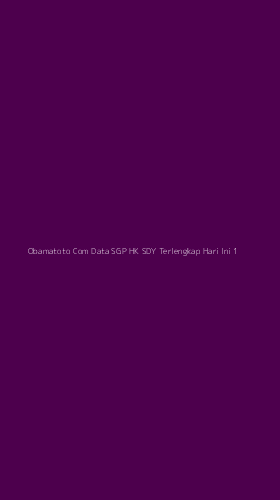 Tampilan Antarmuka Aplikasi Obamatoto Com Data Sgp Hk Sdy Terlengkap Hari Ini - 1