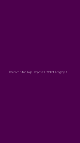 Tampilan Antarmuka Aplikasi Obatnet Situs Togel Deposit E Wallet Lengkap - 1