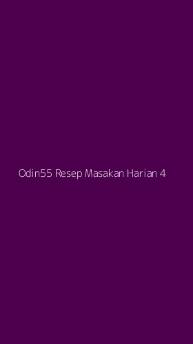 Tampilan Antarmuka Aplikasi Odin55 Resep Masakan Harian - 4