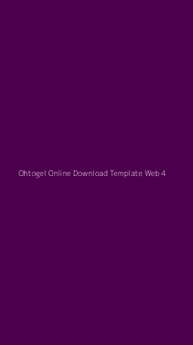 Tampilan Antarmuka Aplikasi Ohtogel Online Download Template Web - 4