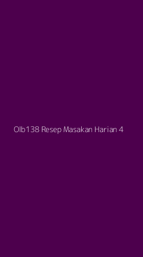 Tampilan Antarmuka Aplikasi Olb138 Resep Masakan Harian - 4