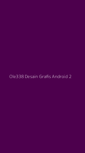 Tampilan Antarmuka Aplikasi Ole338 Desain Grafis Android - 2