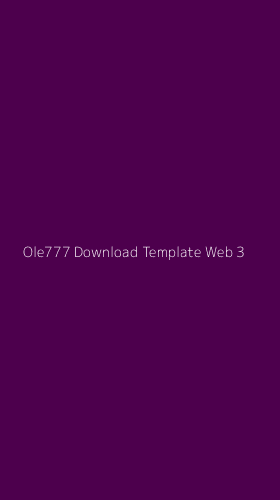 Tampilan Antarmuka Aplikasi Ole777 Download Template Web - 3