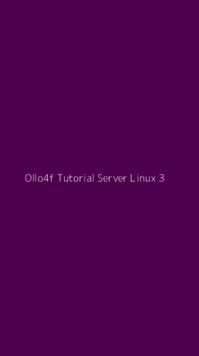 Tampilan Antarmuka Aplikasi Ollo4f Tutorial Server Linux - 3