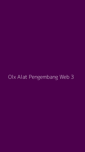 Tampilan Antarmuka Aplikasi Olx Alat Pengembang Web - 3